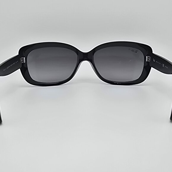 Ray-Ban RB4101 601/T3 Jackie Ohh Black Frame Polarized Grey Lens Sunglasses 58mm - Picture 4 of 16